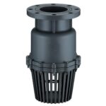 VALVULA DE PIE LD VERTICAL BRIDA PVC,4"