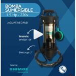 BOMBA ELECTRICA SHIMGE SUM WVSD110M-A,1.5HP,220V,2" CON BOYA